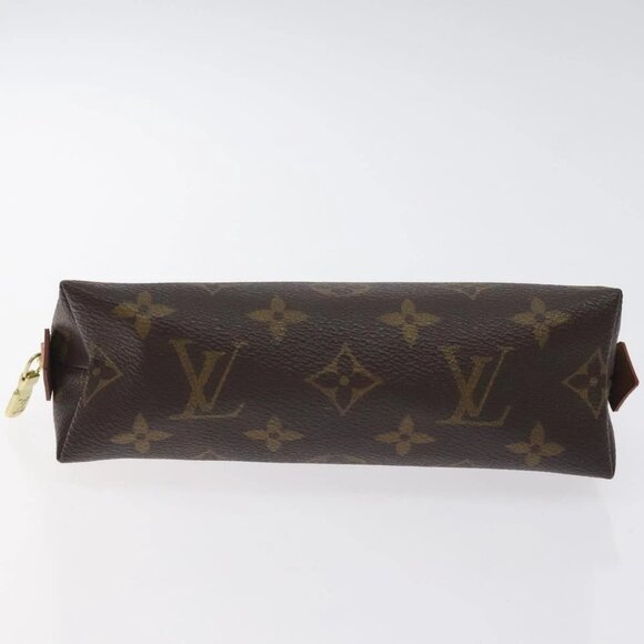 LOUIS VUITTON Monogram Pochette Cosmetic PM Cosmetic Pouch M47515 LV Auth 128595 - Picture 7 of 16